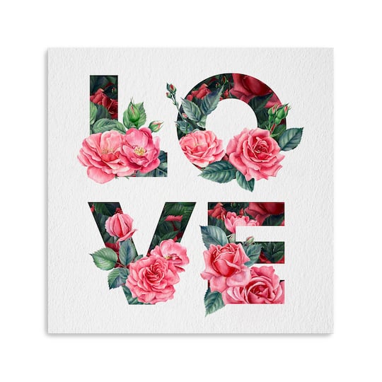 L O V E Canvas Giclée Art